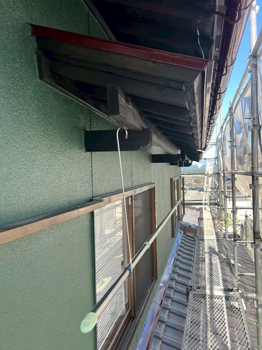 飯塚市大日寺 庇 完成