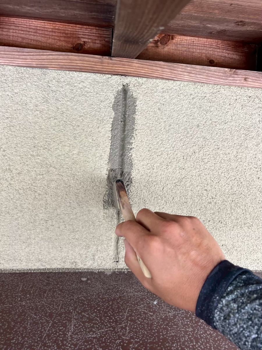 外壁クラック補修